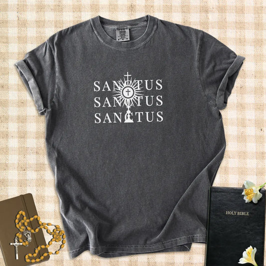 Sanctus Sanctus Sanctus – Catholic Adoration T-Shirt for Women & Men