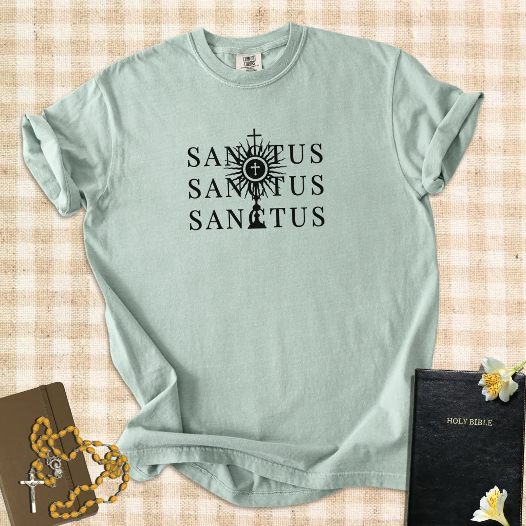 Sanctus Sanctus Sanctus  – Catholic Adoration T-Shirt for Women & Men