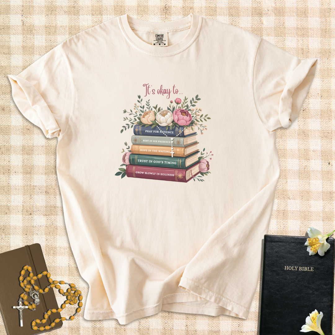 Stacked in Faith – Catholic Encouragement T-Shirt