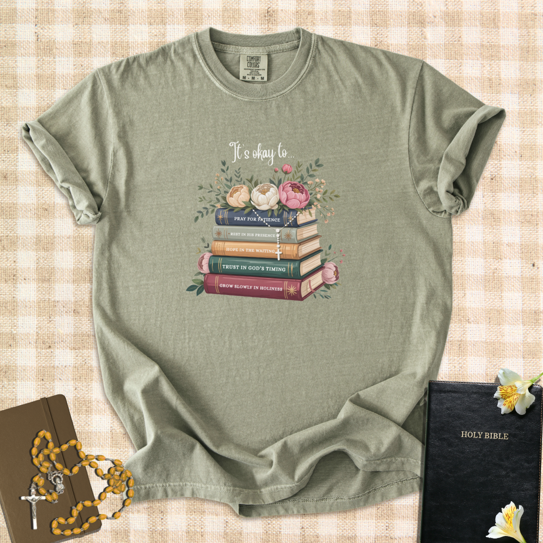 Stacked in Faith – Catholic Encouragement T-Shirt
