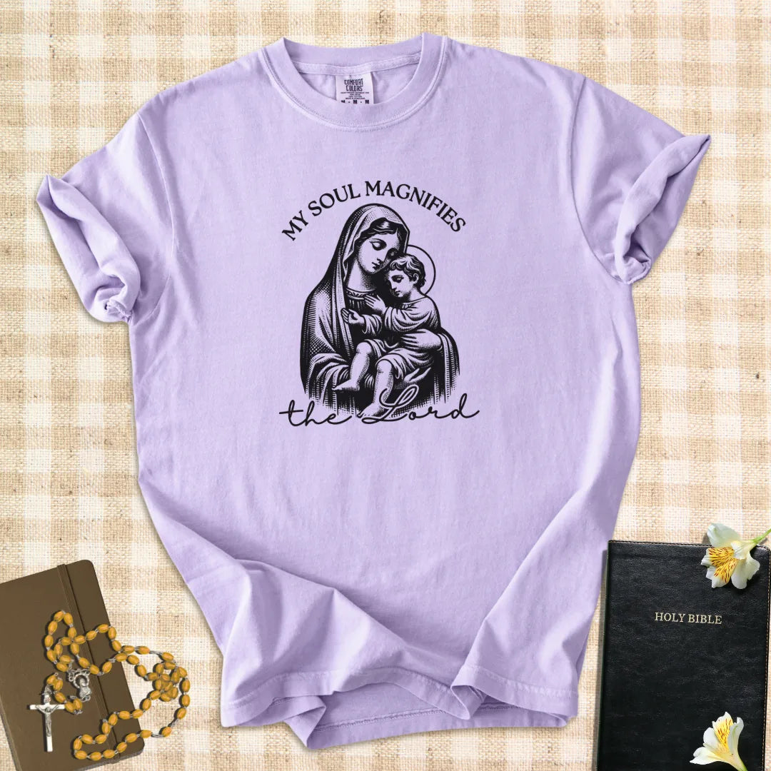 "My Soul Magnifies the Lord" – Marian T-Shirt