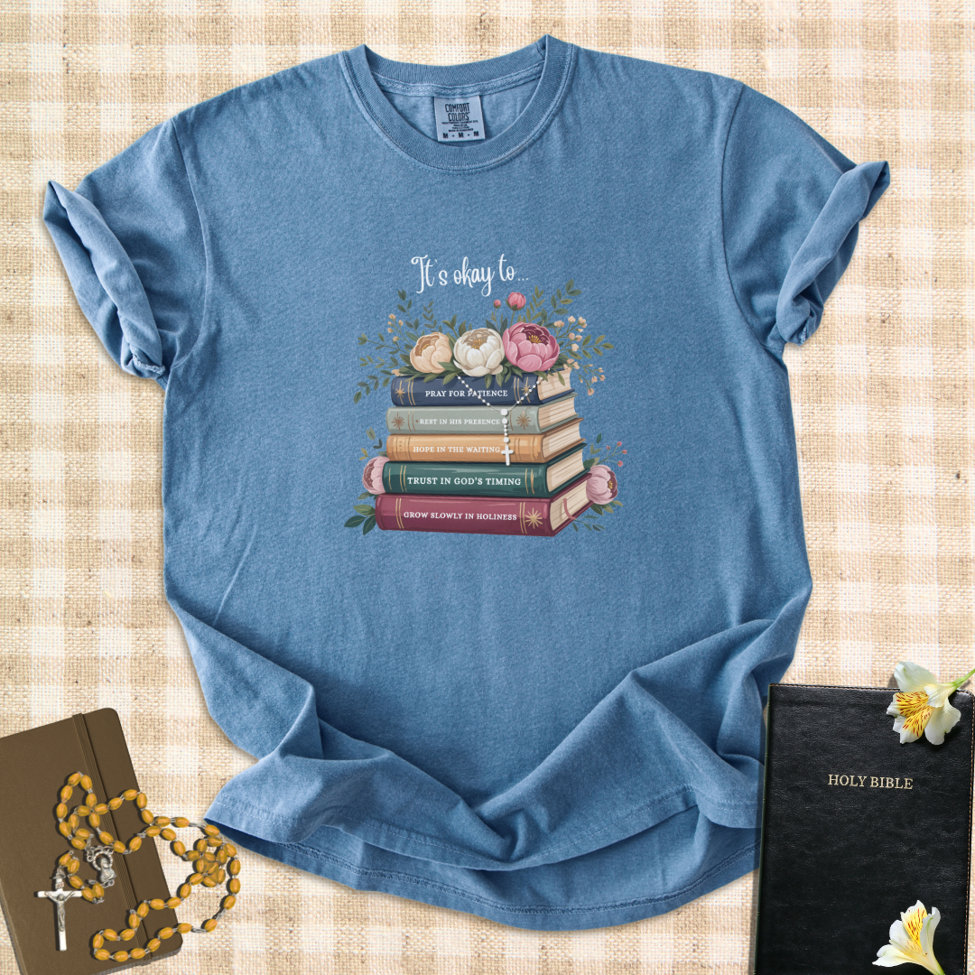 Stacked in Faith – Catholic Encouragement T-Shirt