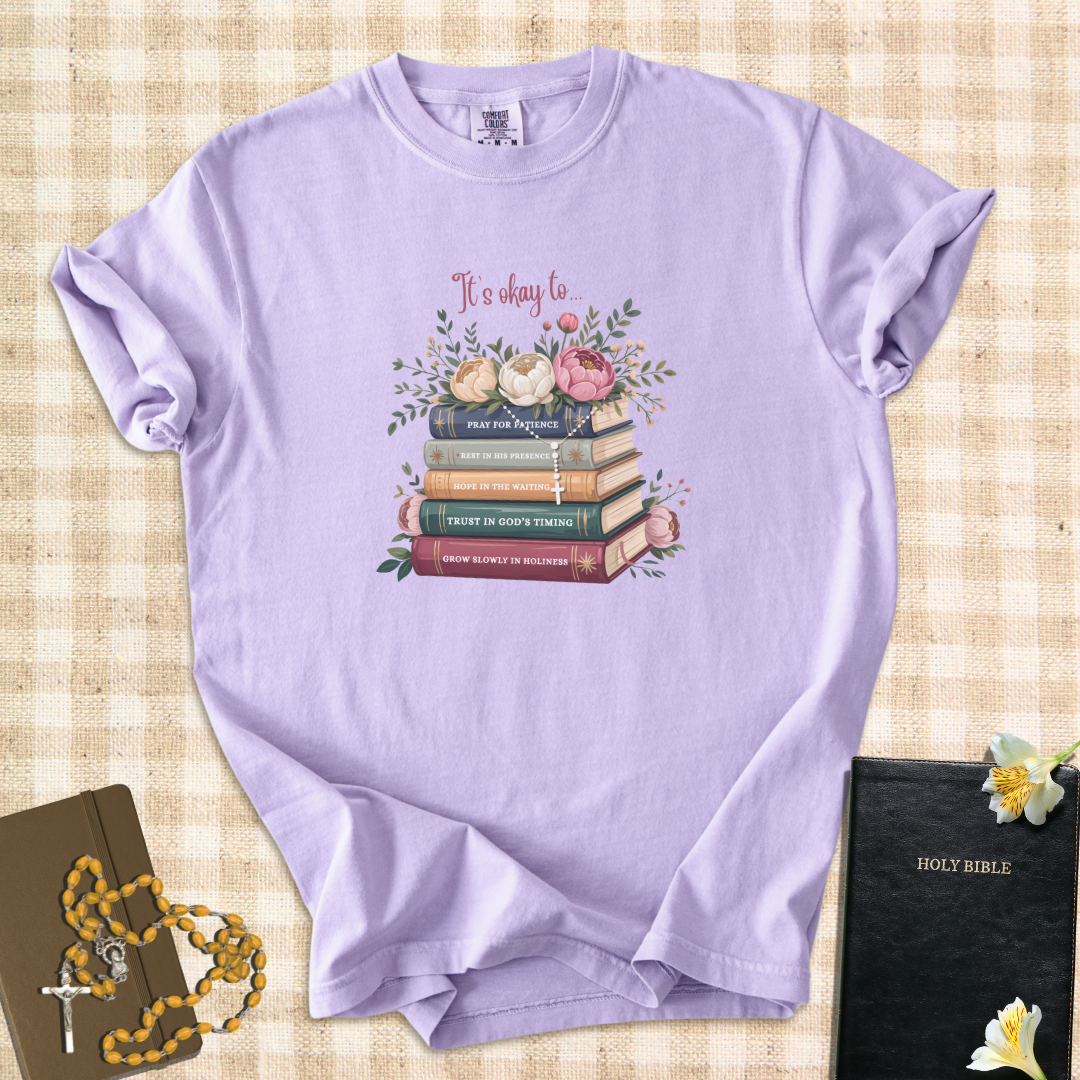 Stacked in Faith – Catholic Encouragement T-Shirt
