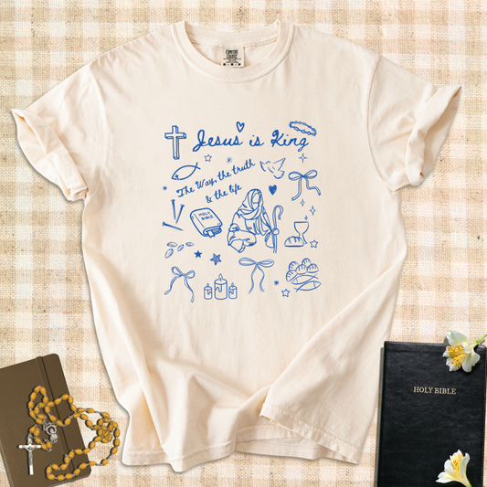 Jesus Is King – Doodle Faith T-Shirt